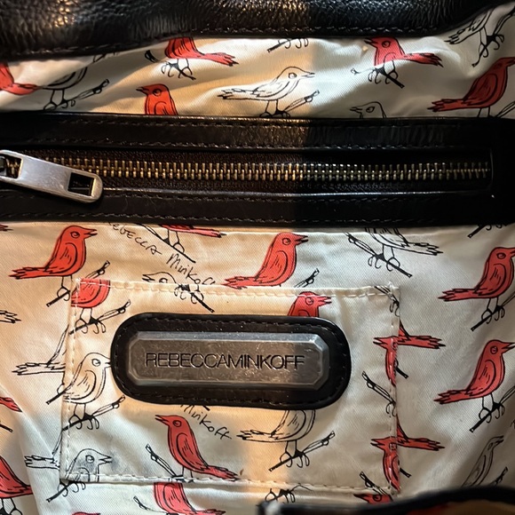 Rebecca Minkoff Bag. Black leather, silver and gold studs. - Picture 4 of 7